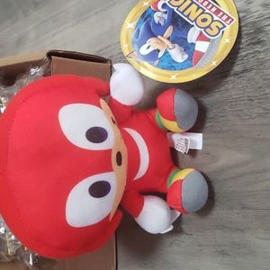 Sonic the Hedgehog Knuckles Plush 5”